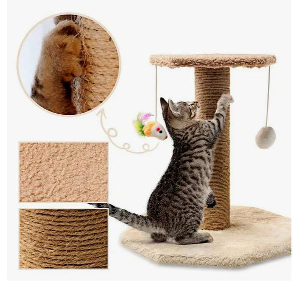 Arranhador Para Gatos Escalador /  Exclusivo Cor Bege