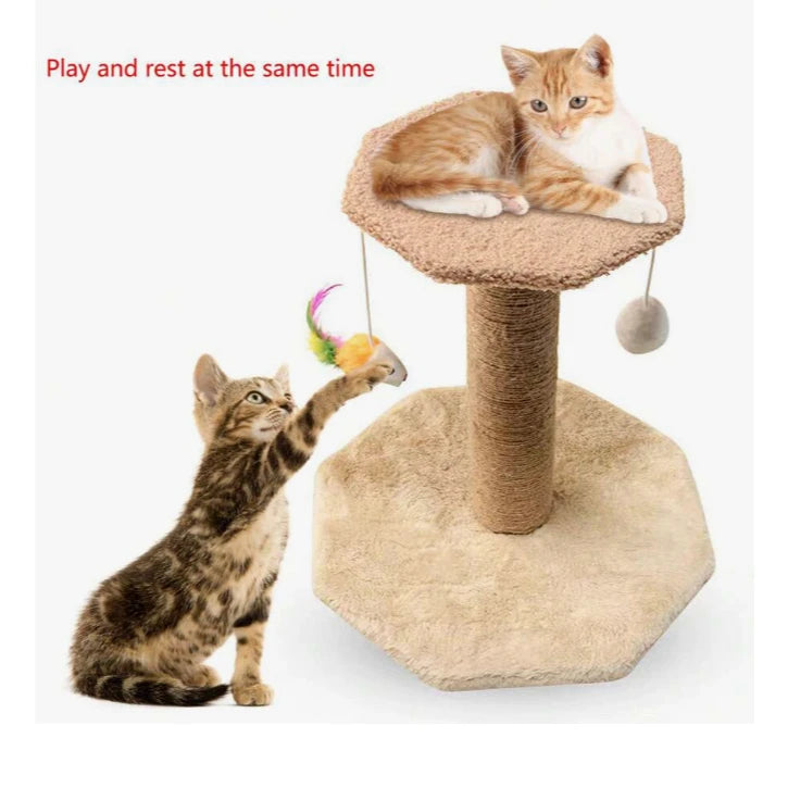 Arranhador Para Gatos Escalador /  Exclusivo Cor Bege