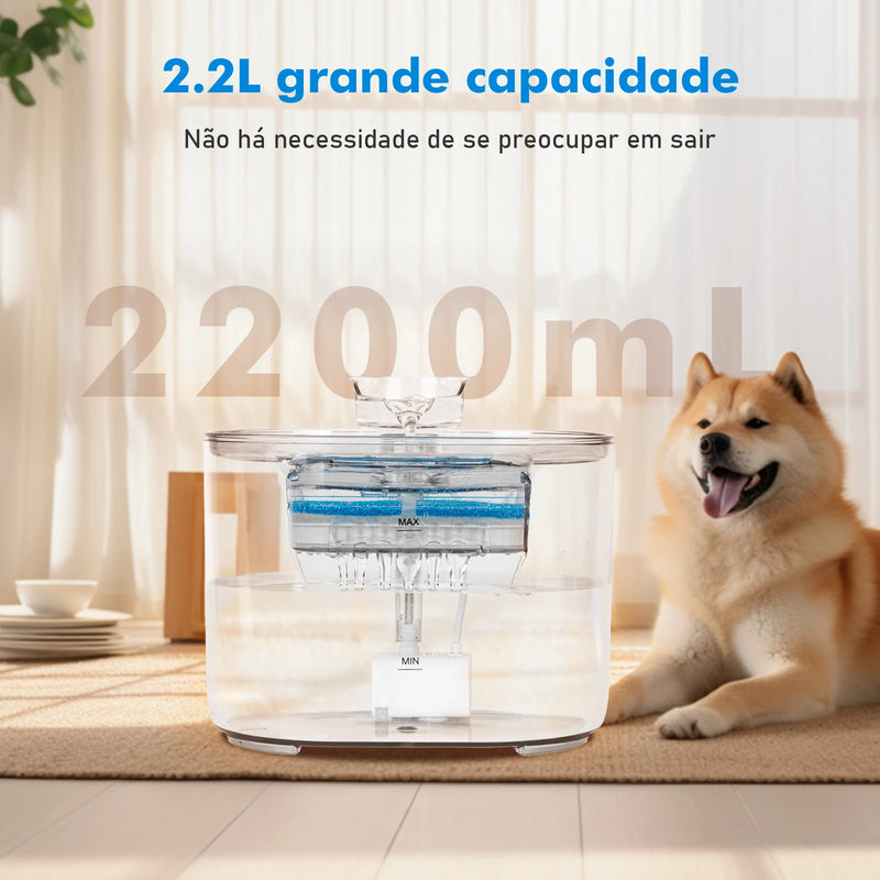 Bebedouro para gatos e cachorros
