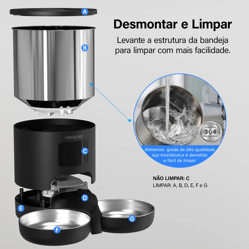 Alimentador automático para animais de estimação