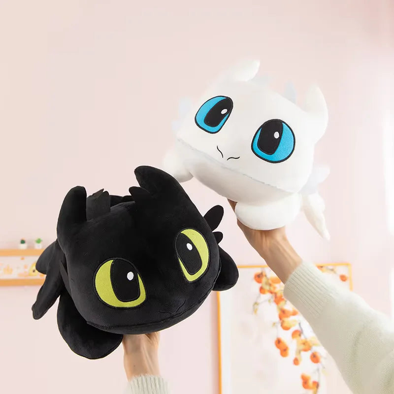 Pelúcia grande em forma de dragão sem dentes, 30-40 cm