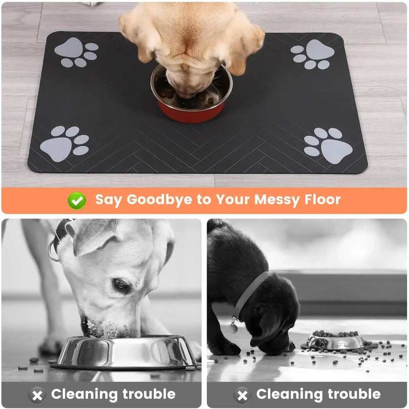 Tapete Absorvente para Tigelas de Pets