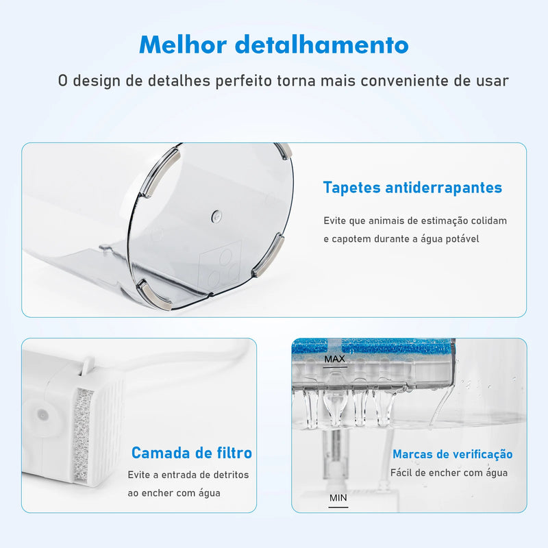 Bebedouro para gatos e cachorros