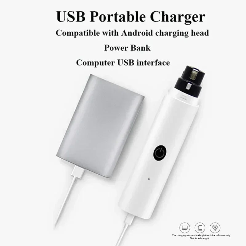 Cortador Elétrico de Unhas para Pets com Luz LED
