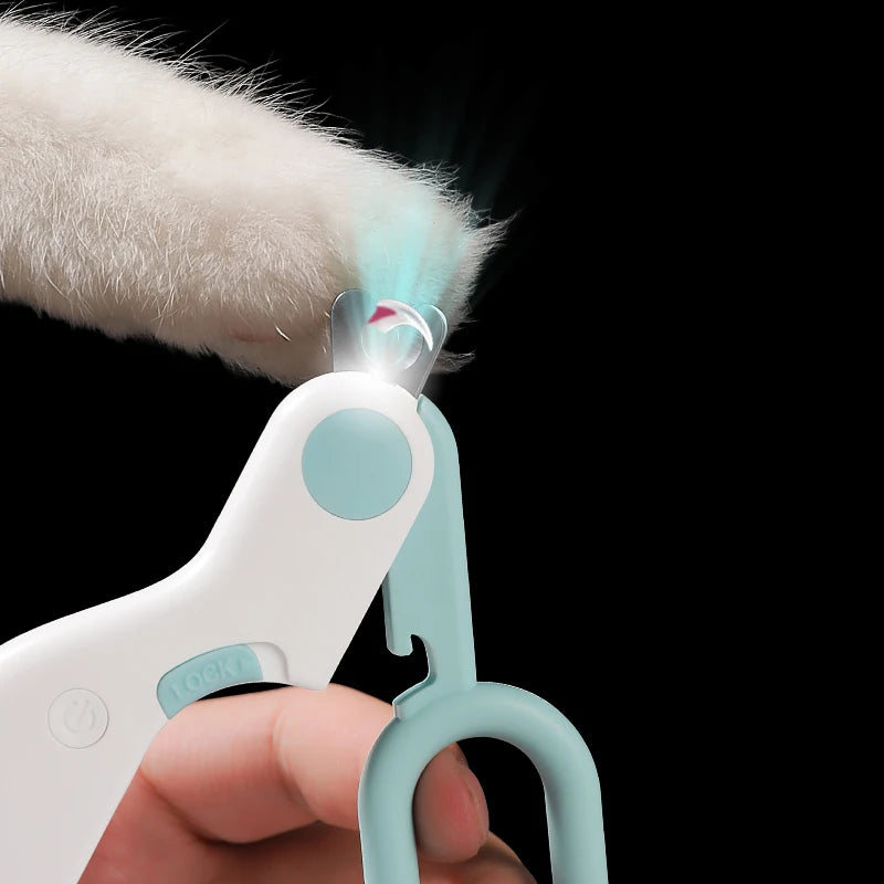 Cortador de Unhas para Pets com LED