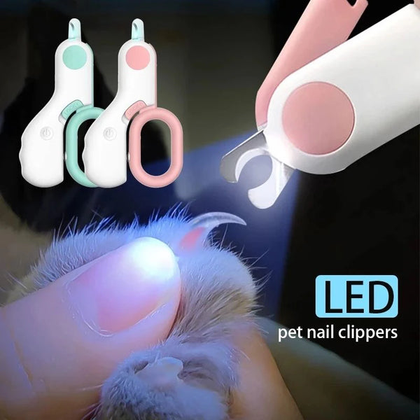 Cortador de Unhas para Pets com LED