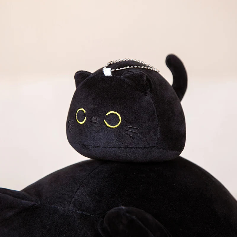 Pelúcia fofinho de gato preto