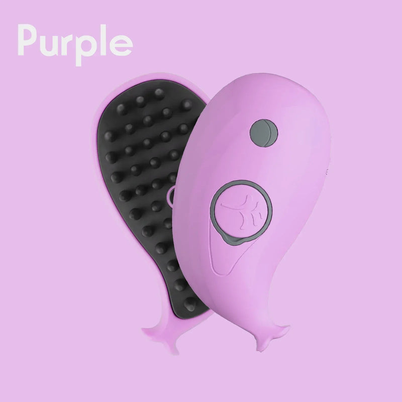 Escova 3 em 1 para Pets com Vapor e Massagem