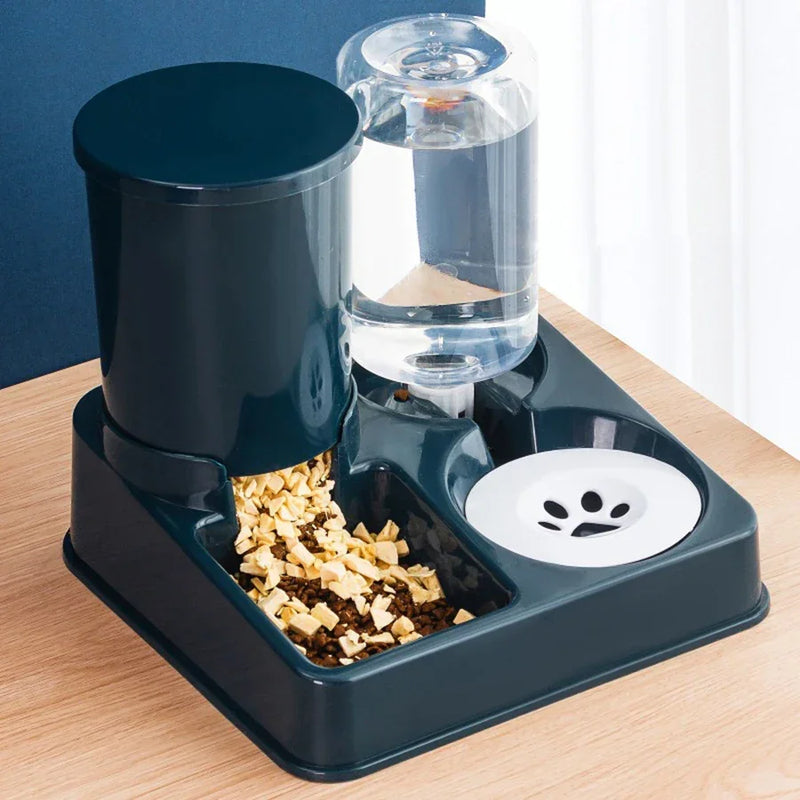 Conjunto automático de alimentador para animais