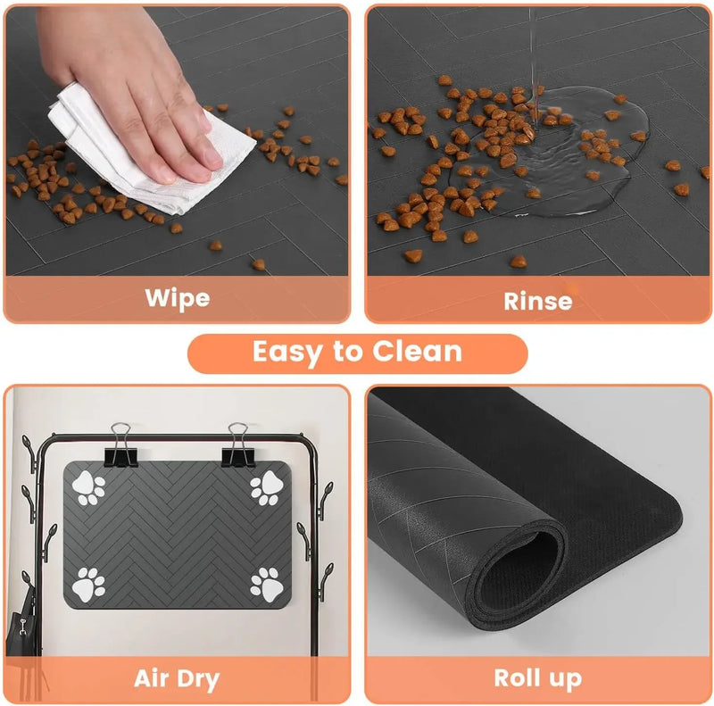 Tapete Absorvente para Tigelas de Pets