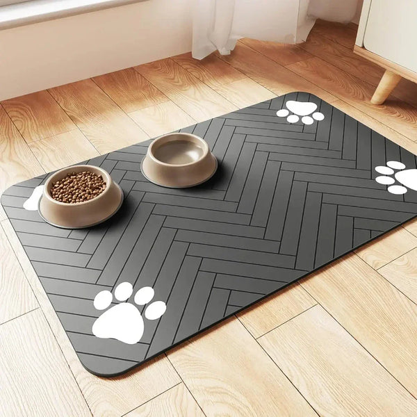 Tapete Absorvente para Tigelas de Pets