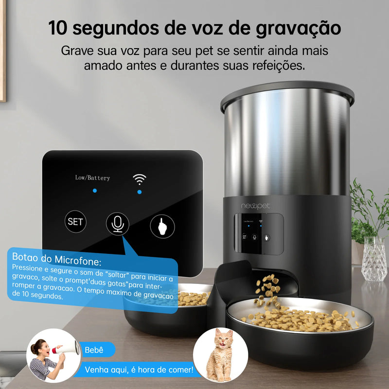 Alimentador automático para animais de estimação