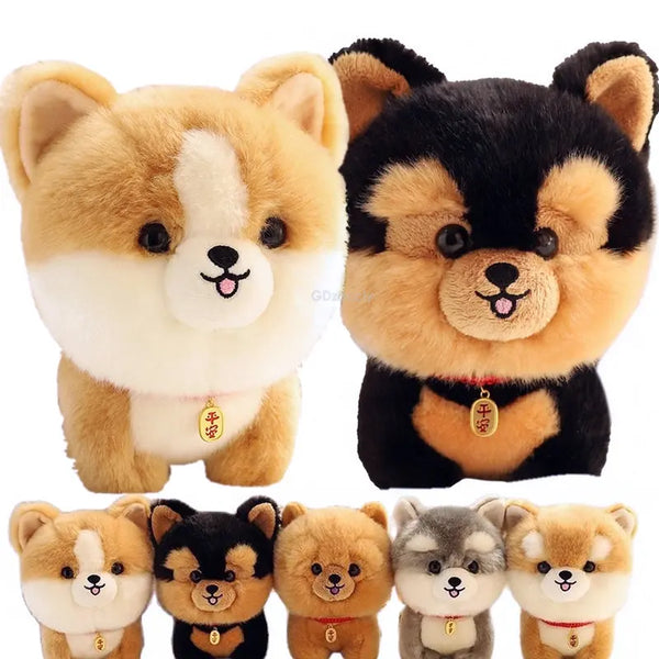 Pelúcia Cachorrinho Fofinho — Corgi, Shiba, Husky e Mais
