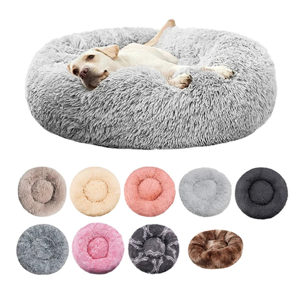 Cama Donut Antiestresse para Cães e Gatos