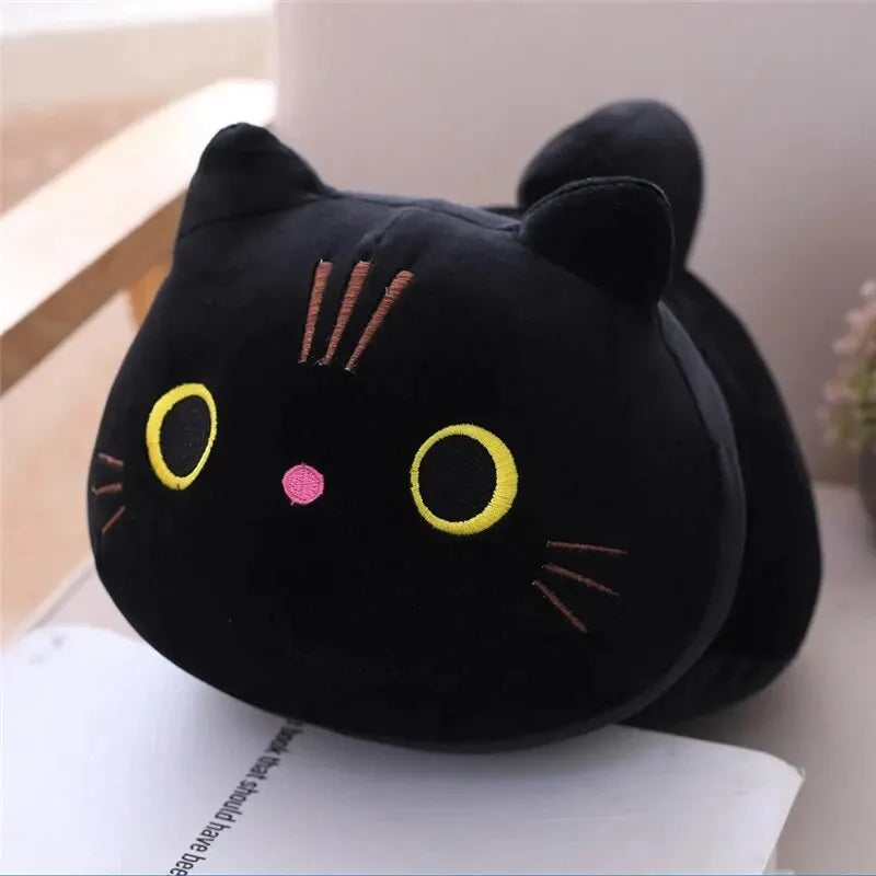 Travesseiro de pelúcia de gato fofo