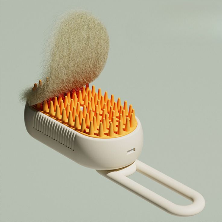 Escova A Vapor 3 Em 1 Pet Removedor de Pelos Para Gatos E Cães